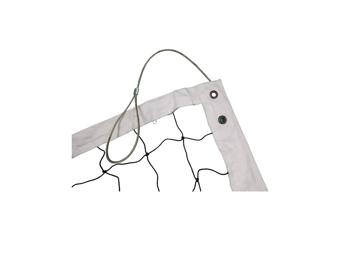 Red de Voleibol Muuk con Cable de Acero, Huinchas y Varillas 2