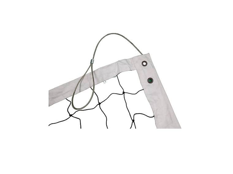 Red de Voleibol Muuk con Cable de Acero, Huinchas y Varillas 2