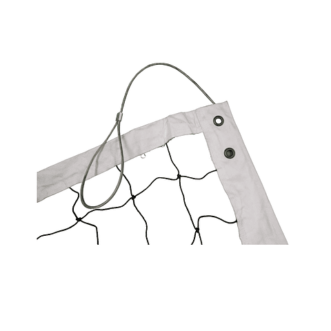 Red de Voleibol Muuk con Cable de Acero, Huinchas y Varillas