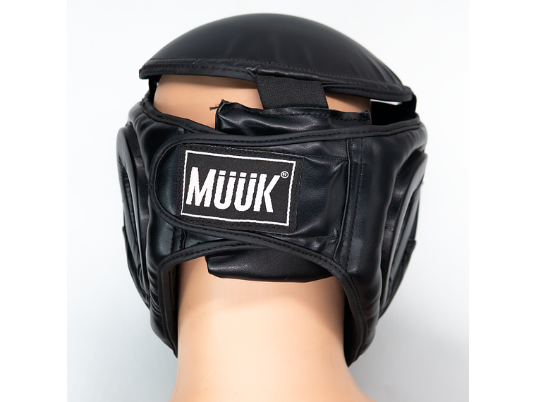 Cabezal De Artes Marciales Con Mica Muuk Negro 6