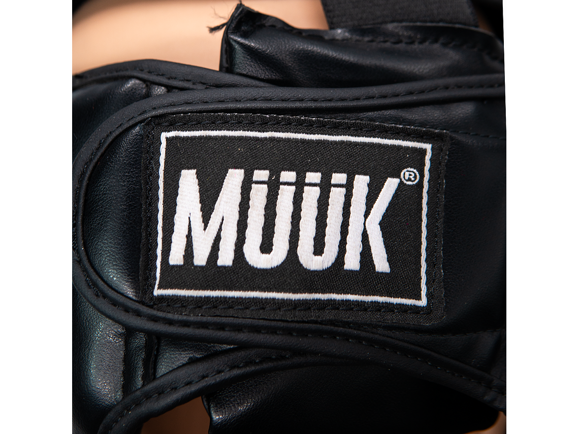 Cabezal De Artes Marciales Con Mica Muuk Negro 7