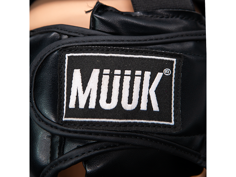 Cabezal De Artes Marciales Con Mica Muuk Negro 7