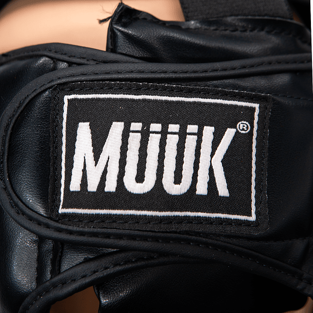 Cabezal De Artes Marciales Con Mica Muuk Negro 7