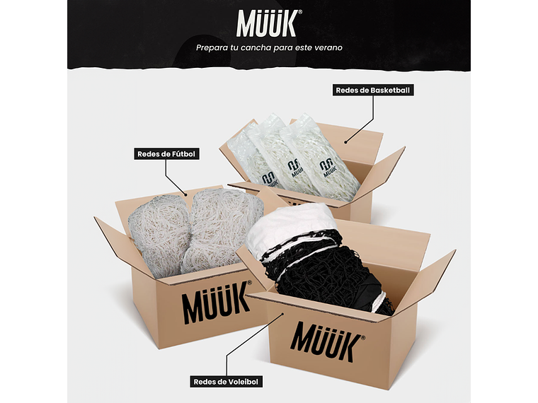Red de Fútbol-Tenis Muuk Mini 3mts 10