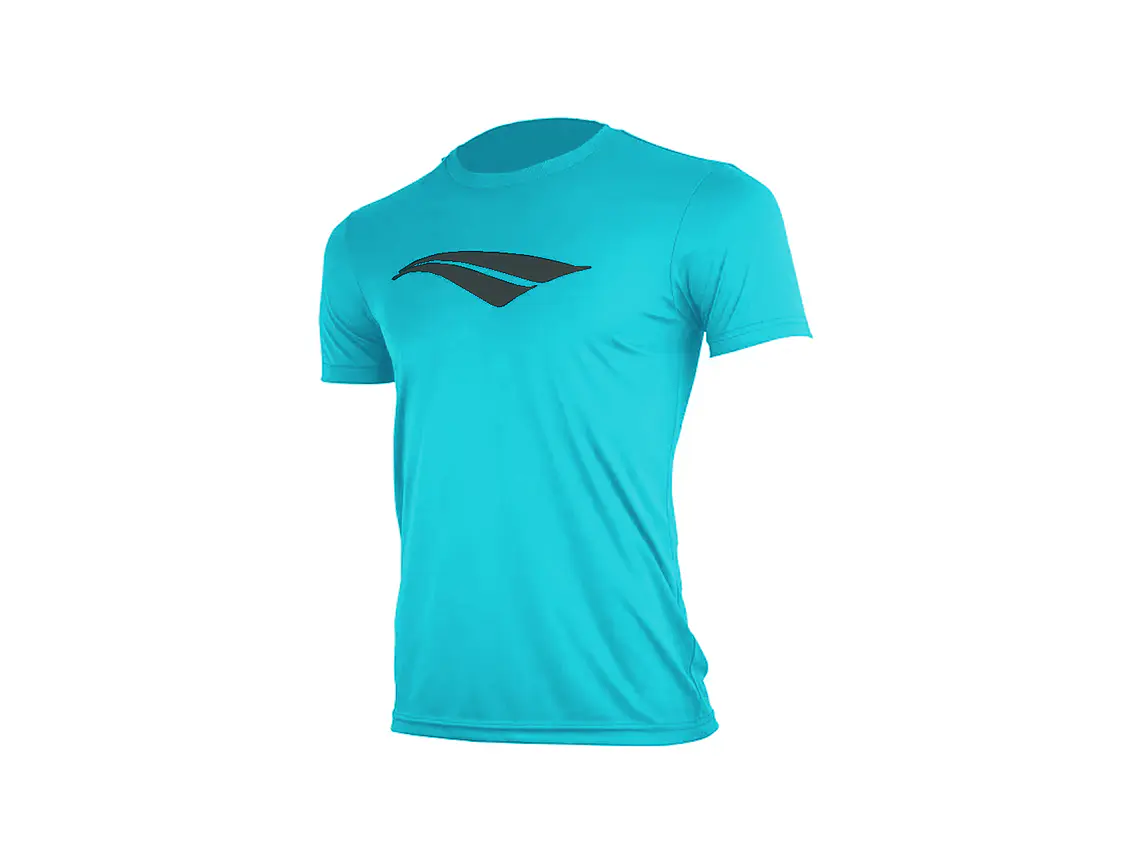 Polera Penalty Logomania Turquesa  1