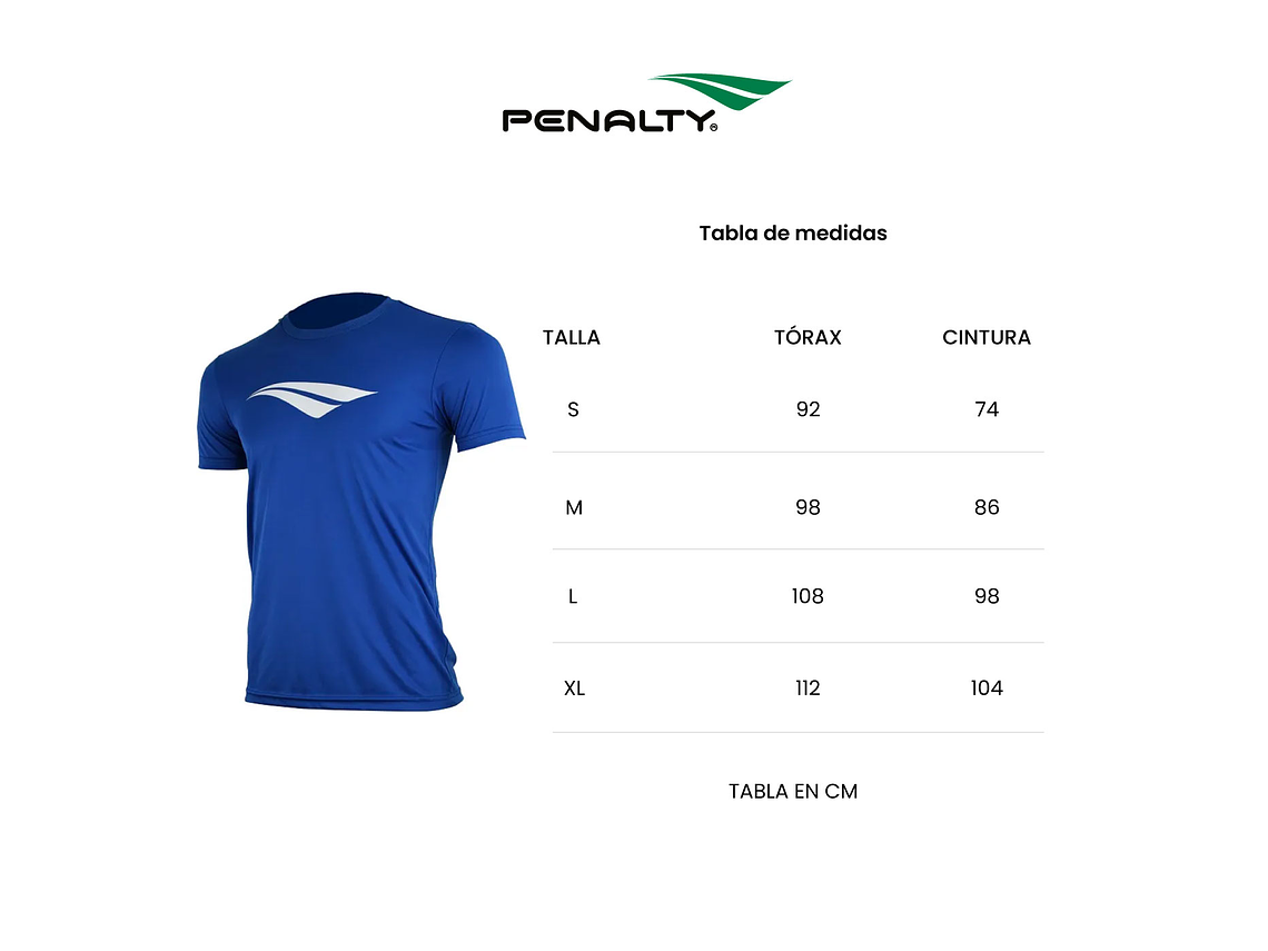 Polera Penalty Logomania Blanco 6