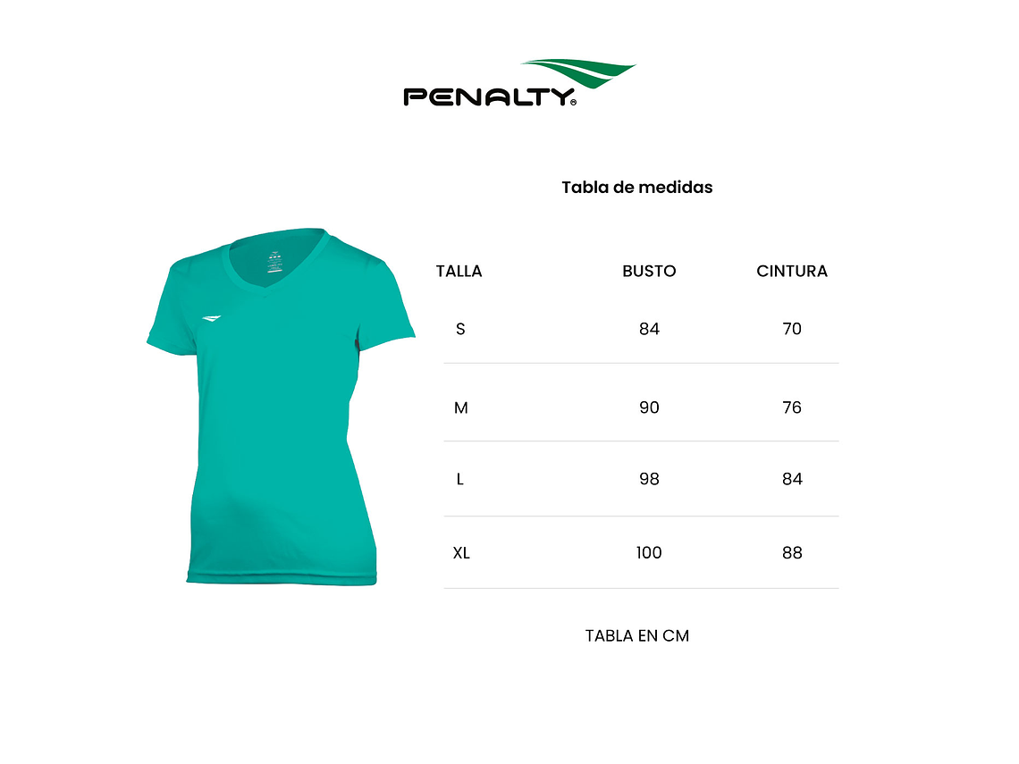 Polera Penalty 645 Femenina Celeste 6