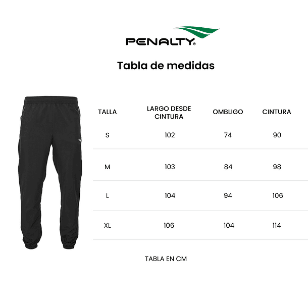 Pantalón Buzo Penalty Air Dry 465 Negro 3