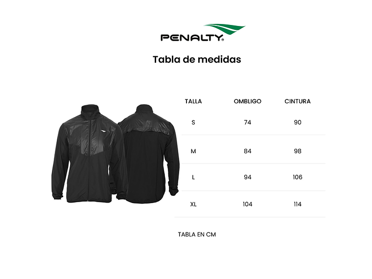 Cortaviento Penalty Air Dry 244 Negro 10