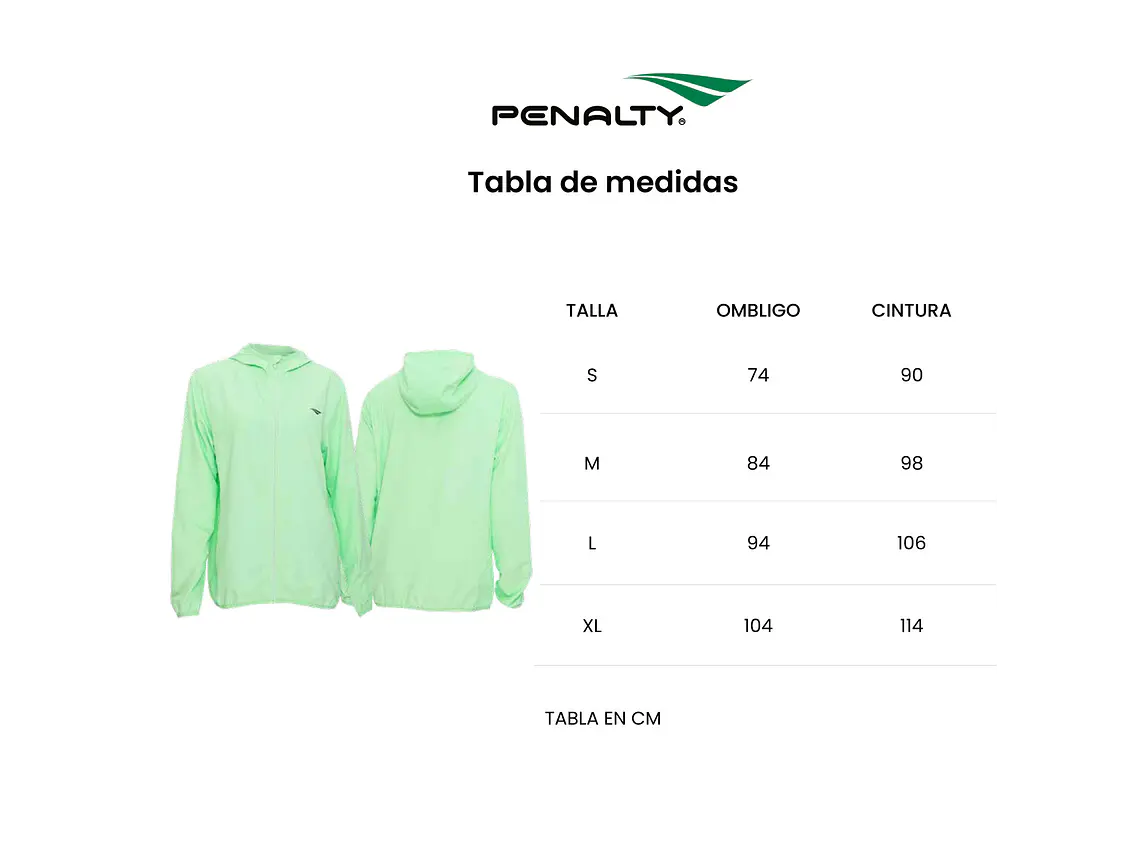 Cortaviento Penalty X 245 Femenino Verde Agua 12