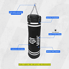 Saco de Boxeo Muuk con Rotor 1 Metro Azul 4