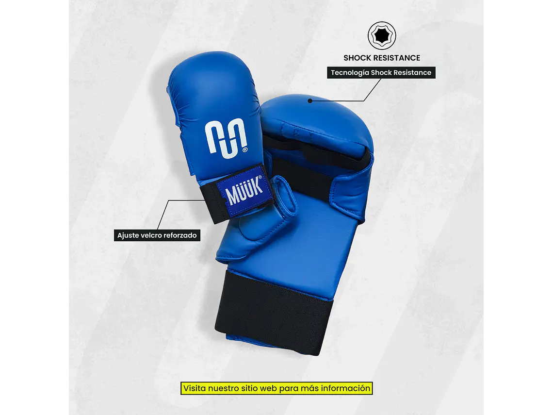 Guantilla Muuk Palma Libre Azul 11