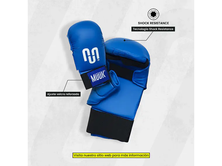 Guantilla Muuk Palma Libre Azul 11