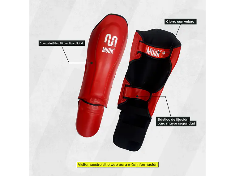 Canillera De Artes Marciales Muuk Pro Negro 10