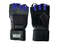 Guante de Pesas Cuero Muuk  Negro-Azul - Miniatura 1