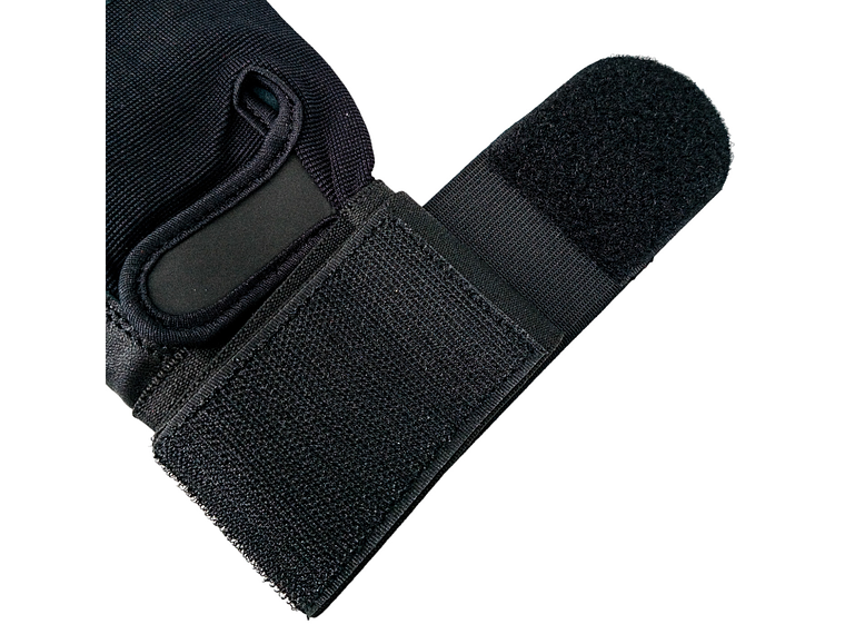 Guante de Pesas Cuero Muuk Negro-Rojo 6