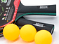 Set de Ping Pong Paletas + Pelotas Muuk - Miniatura 5