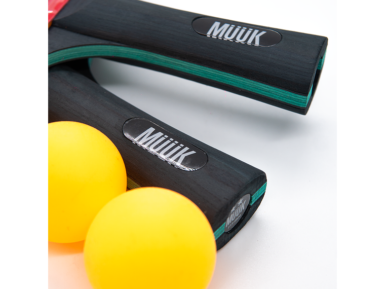 Set de Ping Pong Paletas + Pelotas Muuk 6