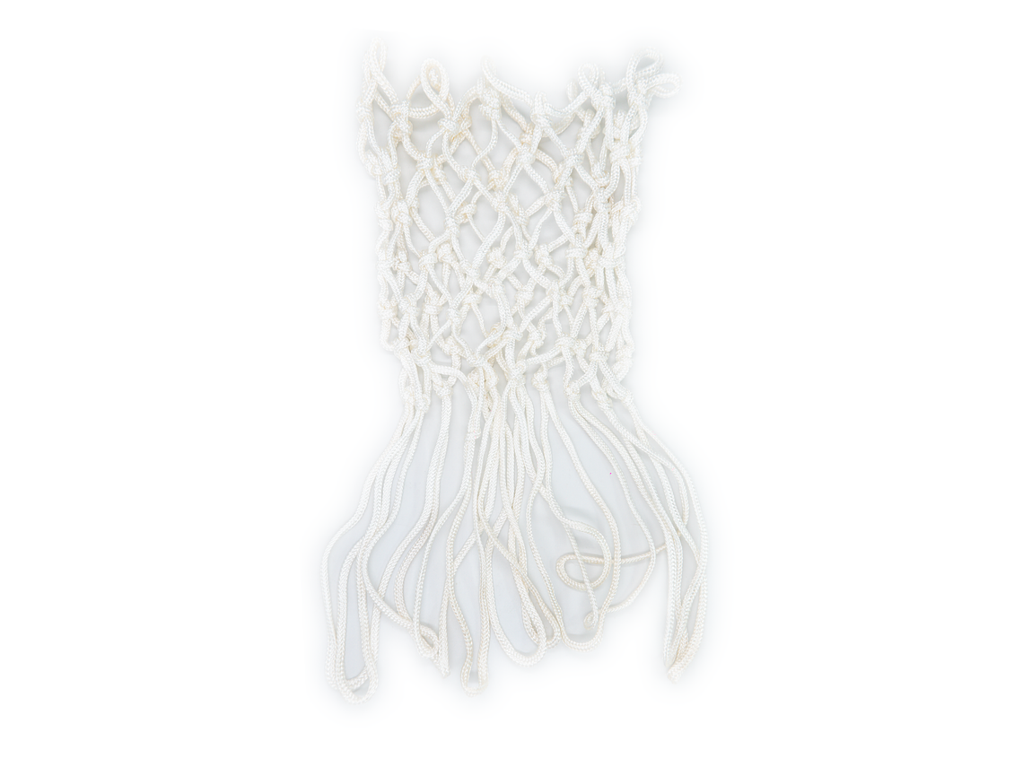 Red de Básquetbol de Entrenamiento 6mm Muuk Blanca Par 1