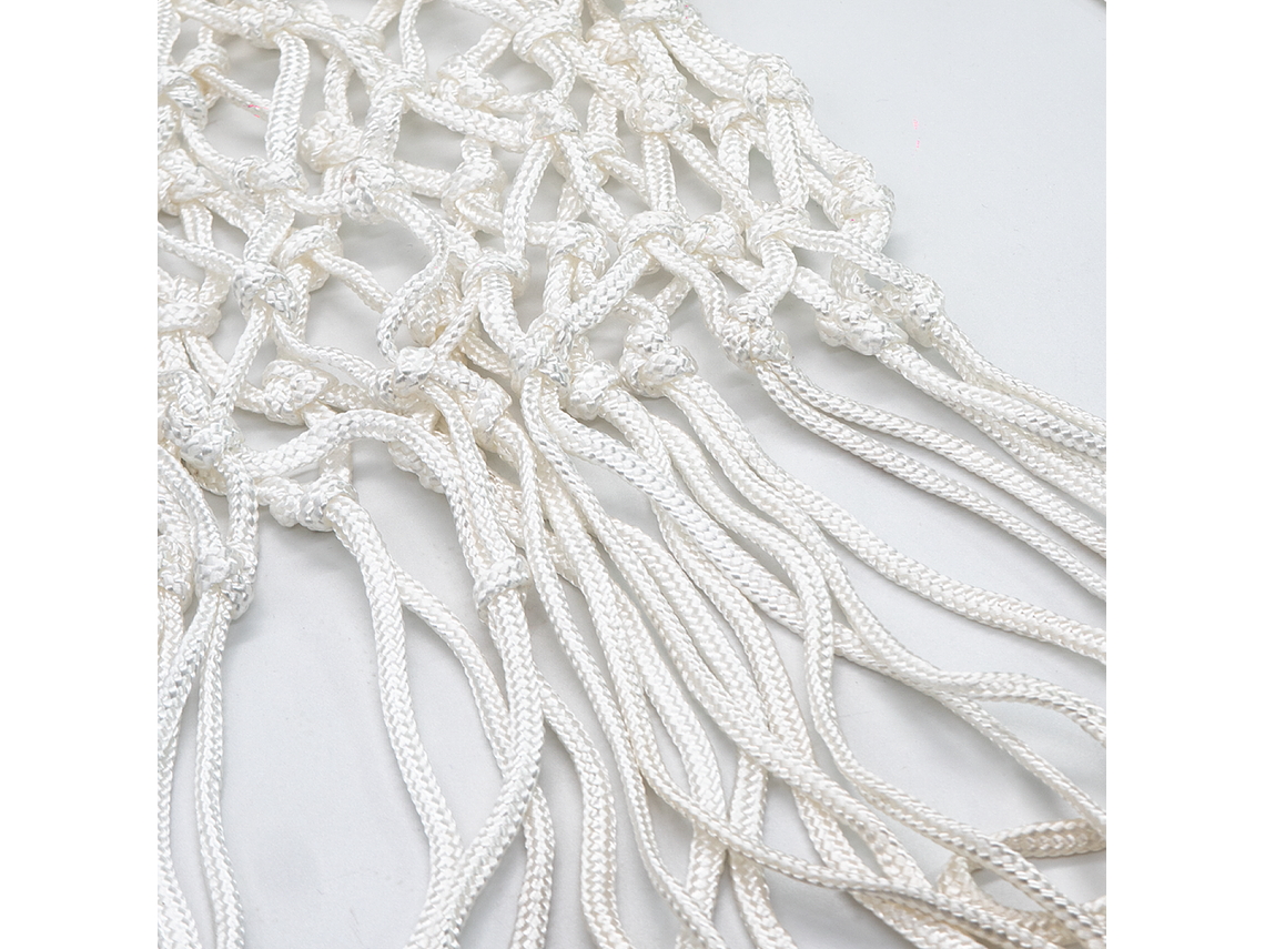 Red de Básquetbol de Entrenamiento 6mm Muuk Blanca Par 6