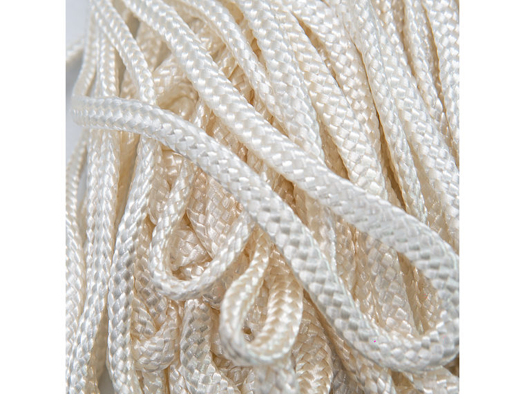 Red de Básquetbol de Entrenamiento 6mm Muuk Blanca Par 7