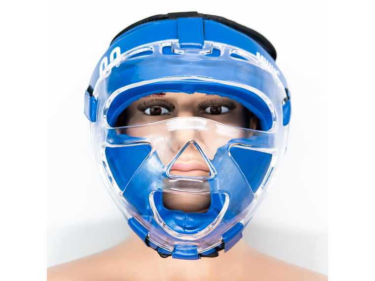 Cabezal De Artes Marciales Con Mica Muuk Azul 1