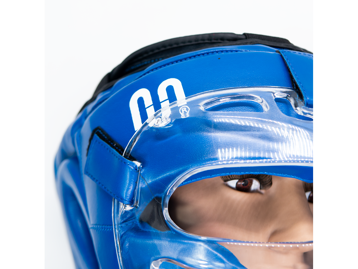 Cabezal De Artes Marciales Con Mica Muuk Azul 6