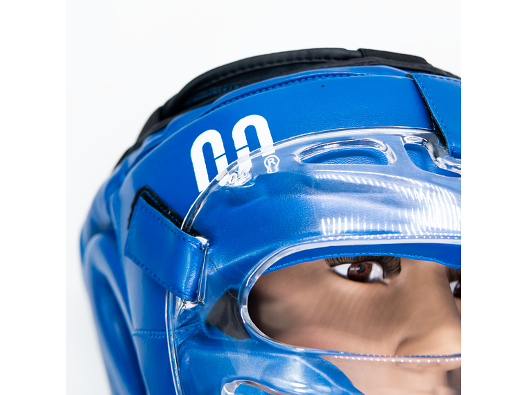 Cabezal De Artes Marciales Con Mica Muuk Azul 6