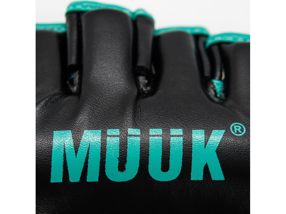 Guantilla MMA K.O. Muuk Negro-Turquesa 4
