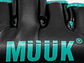 Guantilla MMA K.O. Muuk Negro-Turquesa - Miniatura 4