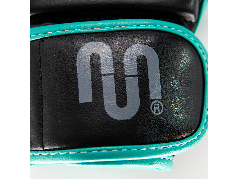 Guantilla MMA K.O. Muuk Negro-Turquesa 5