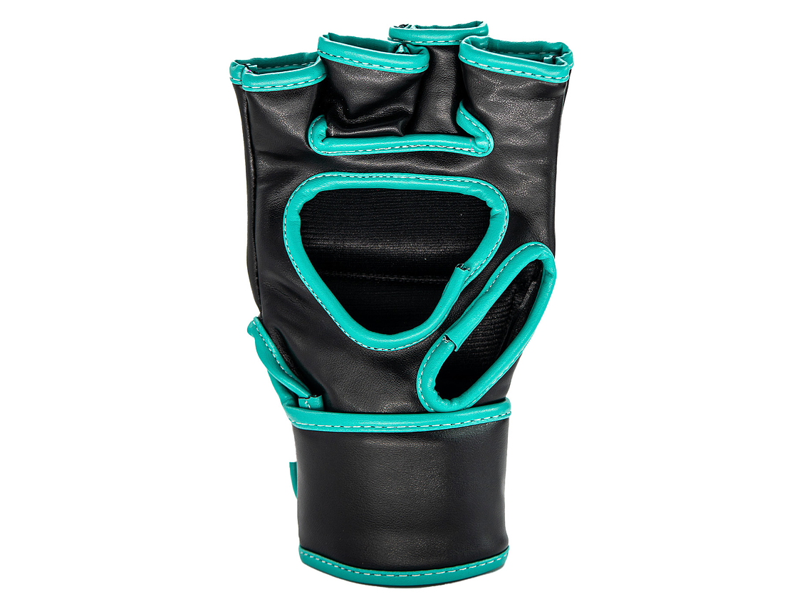 Guantilla MMA K.O. Muuk Negro-Turquesa 7