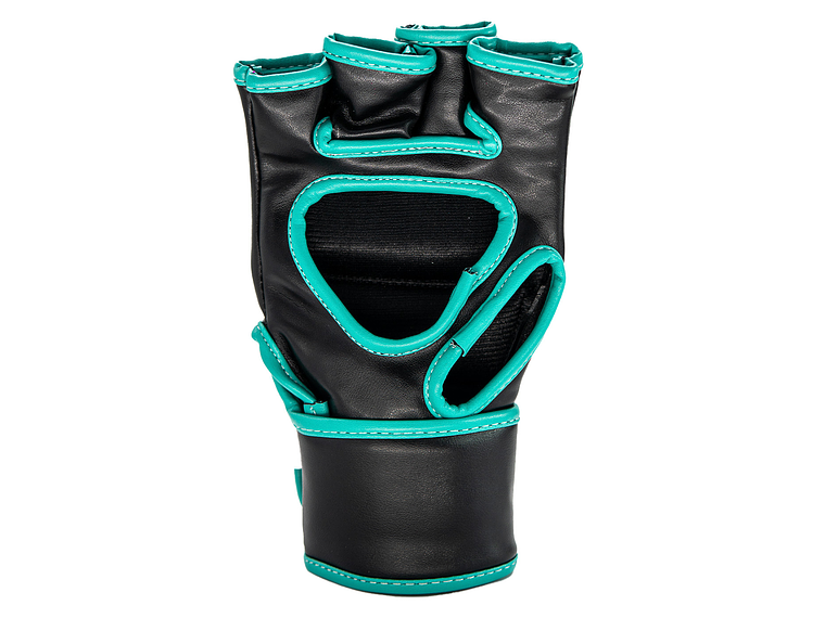 Guantilla MMA K.O. Muuk Negro-Turquesa 7