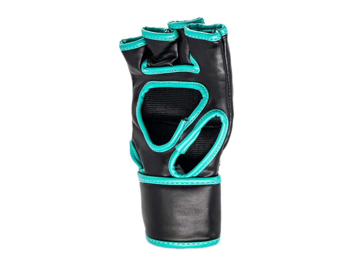 Guantilla MMA K.O. Muuk Negro-Turquesa 8