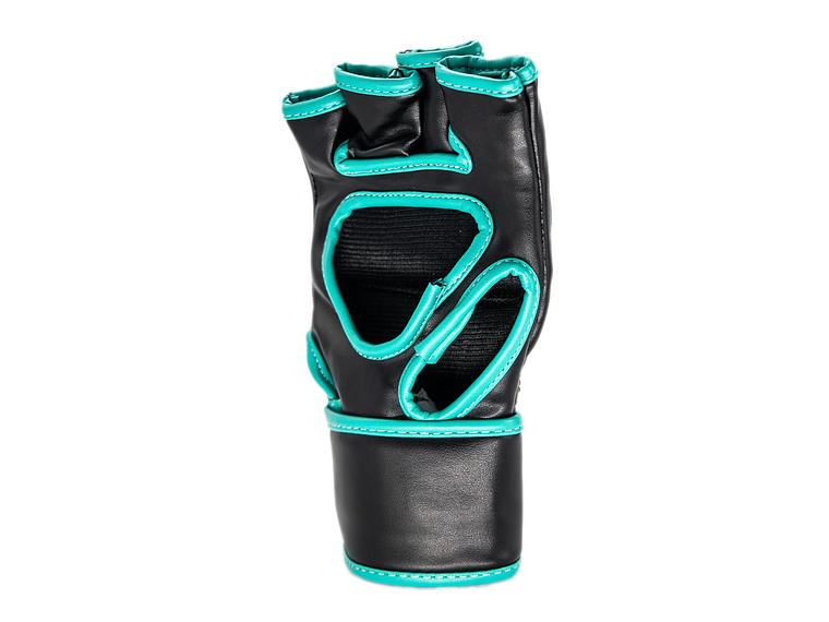 Guantilla MMA K.O. Muuk Negro-Turquesa 8