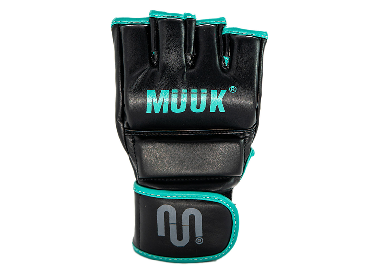 Guantilla MMA K.O. Muuk Negro-Turquesa 9