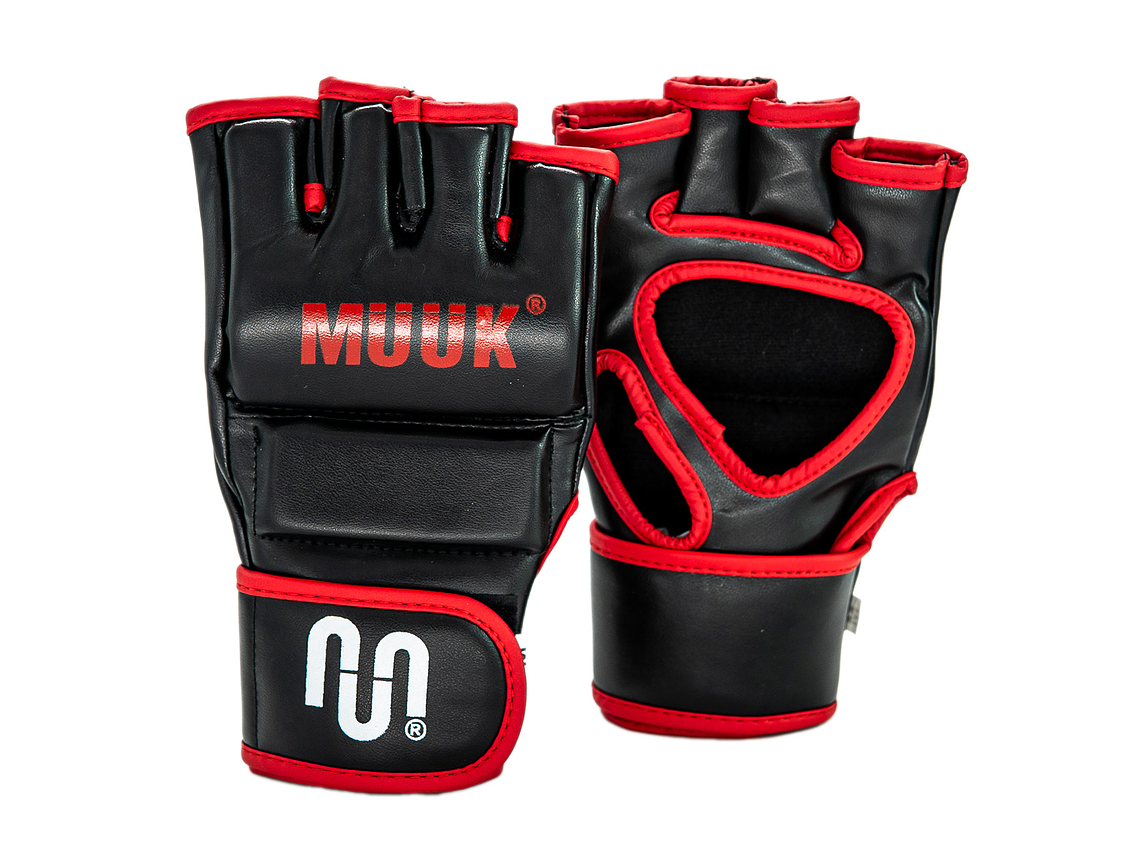 Guantilla MMA K.O Muuk Negro-Rojo 1