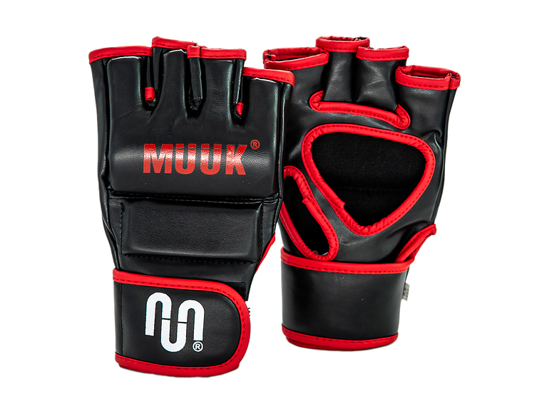 Guantilla MMA K.O Muuk Negro-Rojo 1