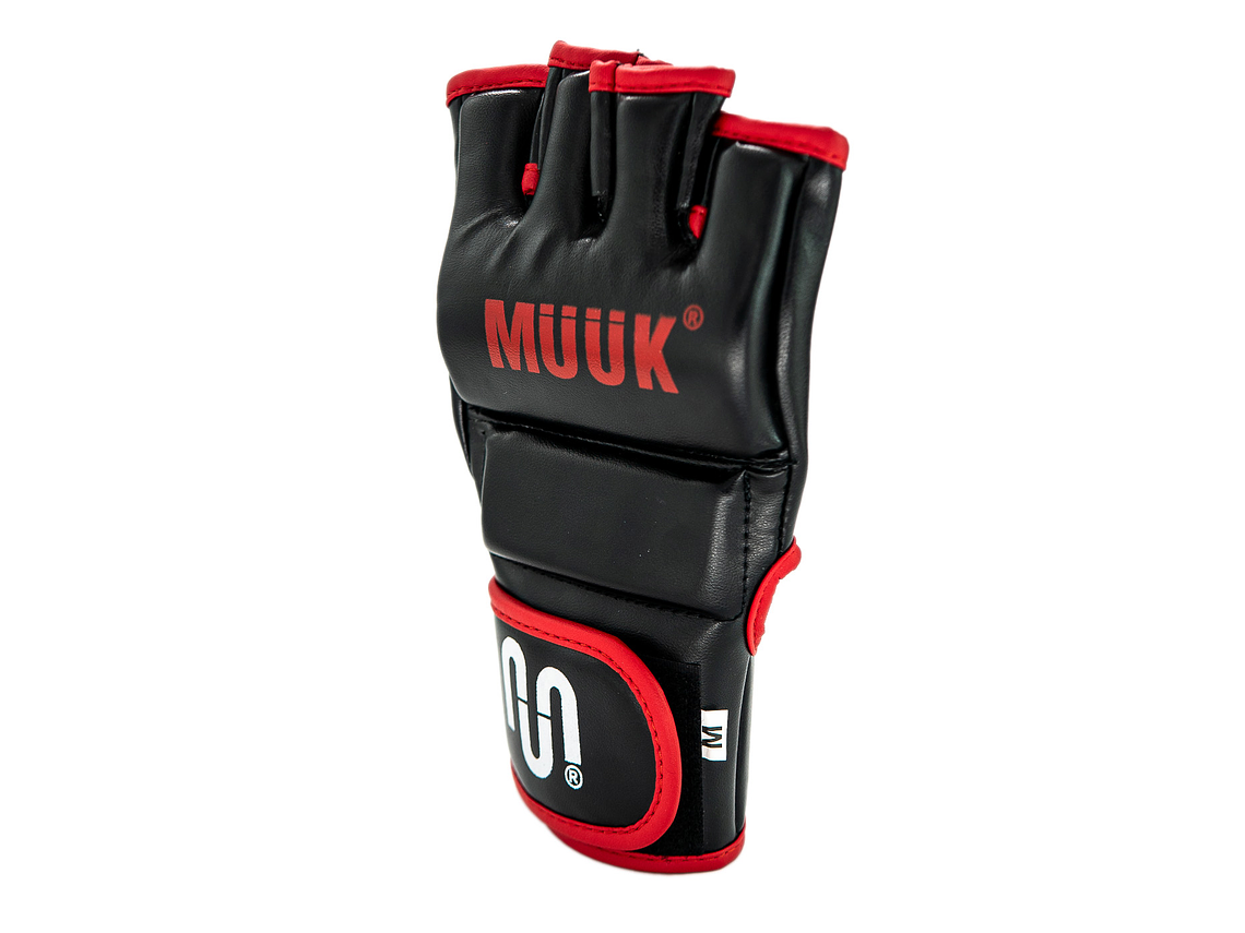 Guantilla MMA K.O Muuk Negro-Rojo 3