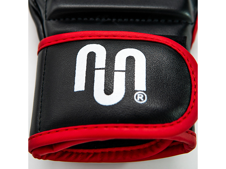 Guantilla MMA K.O Muuk Negro-Rojo 5