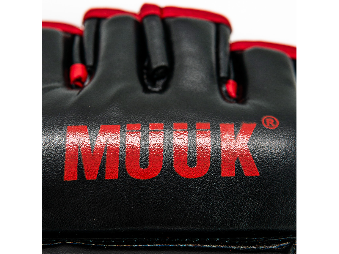 Guantilla MMA K.O Muuk Negro-Rojo 6