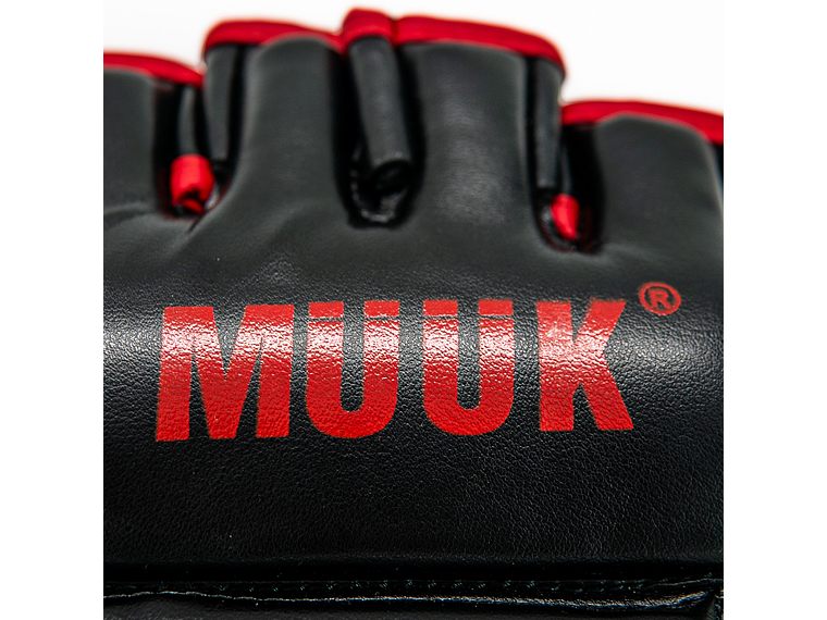 Guantilla MMA K.O Muuk Negro-Rojo 6