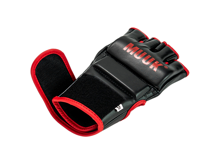 Guantilla MMA K.O Muuk Negro-Rojo 8