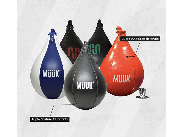 Pera De Box Muuk Con Rotor Negro/Turquesa 11