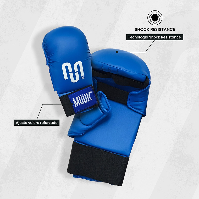 Guantilla Muuk Palma Libre Rojo 10