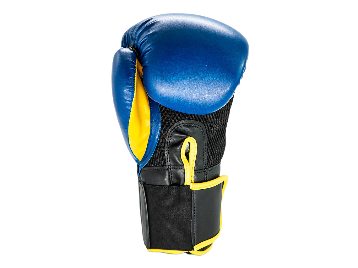 Guante De Box PU Impact Muuk Negro-Azul 7