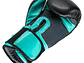 Guante De Box PU Impact Muuk Negro-Turquesa - Miniatura 4