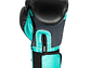 Guante De Box PU Impact Muuk Negro-Turquesa - Miniatura 3