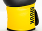 Guante De Box PU Impact Muuk Negro-Amarillo - Miniatura 6