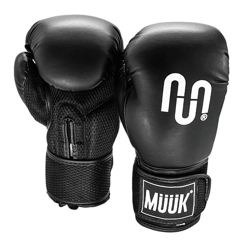 Guante de Box Muuk PU Negro